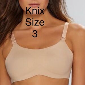Knix Padded Evolution Wireless & padded Reversible Bra nude & grey Knix size 3